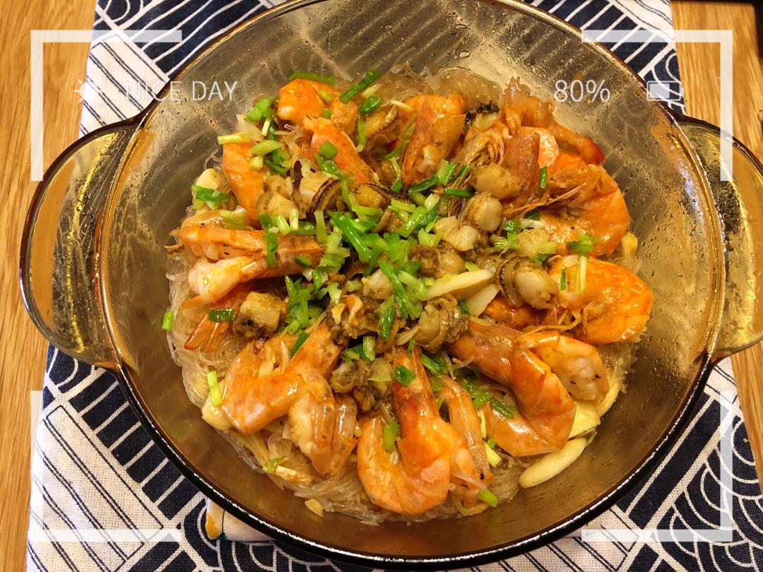【曼食慢语】葱油扇贝粉丝煲
