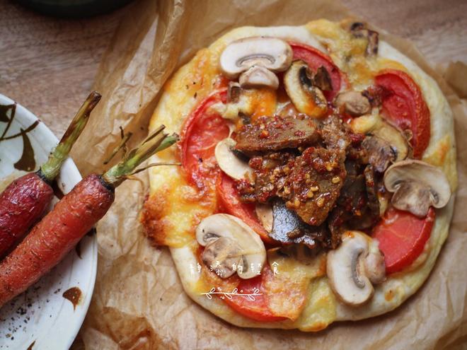 天然酵种全麦番茄牛肉pizza的做法