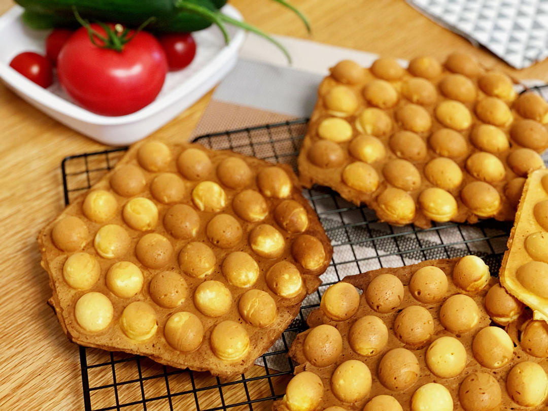 脆皮软心鸡蛋仔｜家庭版配方 可做巧克力抹茶味