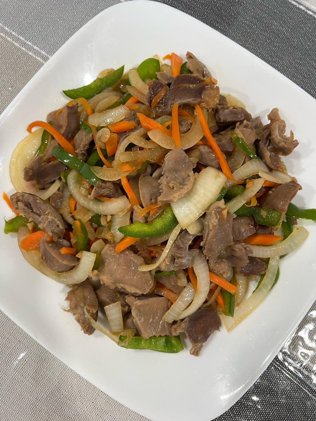 巨好吃的青椒炒鸡胗