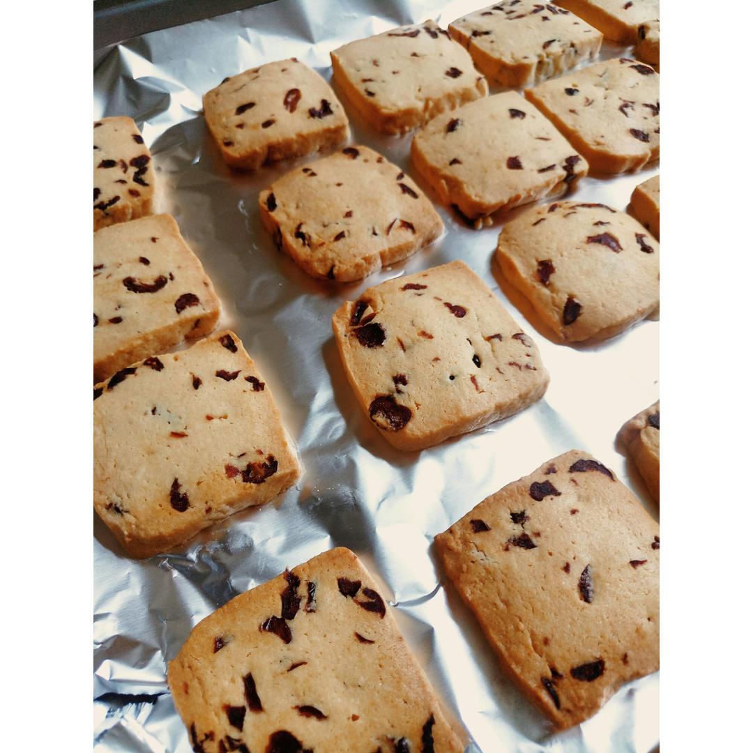 低糖少油版蔓越莓饼干