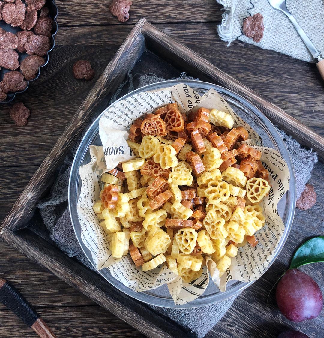 炸意大利面（麦莉莎汪汪巡逻队）有点像干脆面的做法