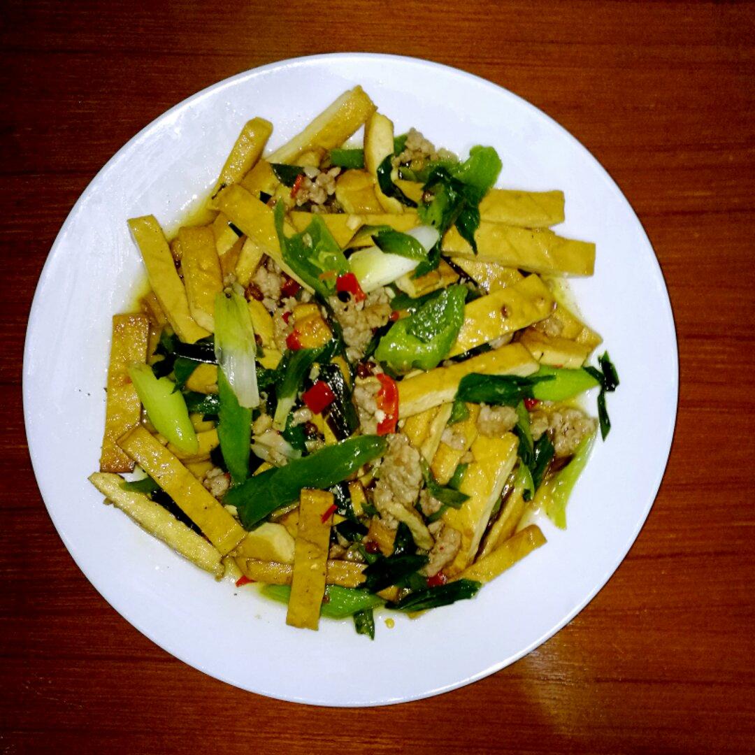 青椒豆腐干