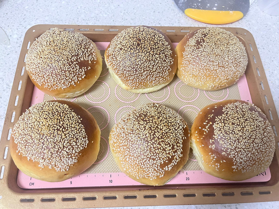 最正宗的美式汉堡胚配方，媲美汉堡王（汤种法）