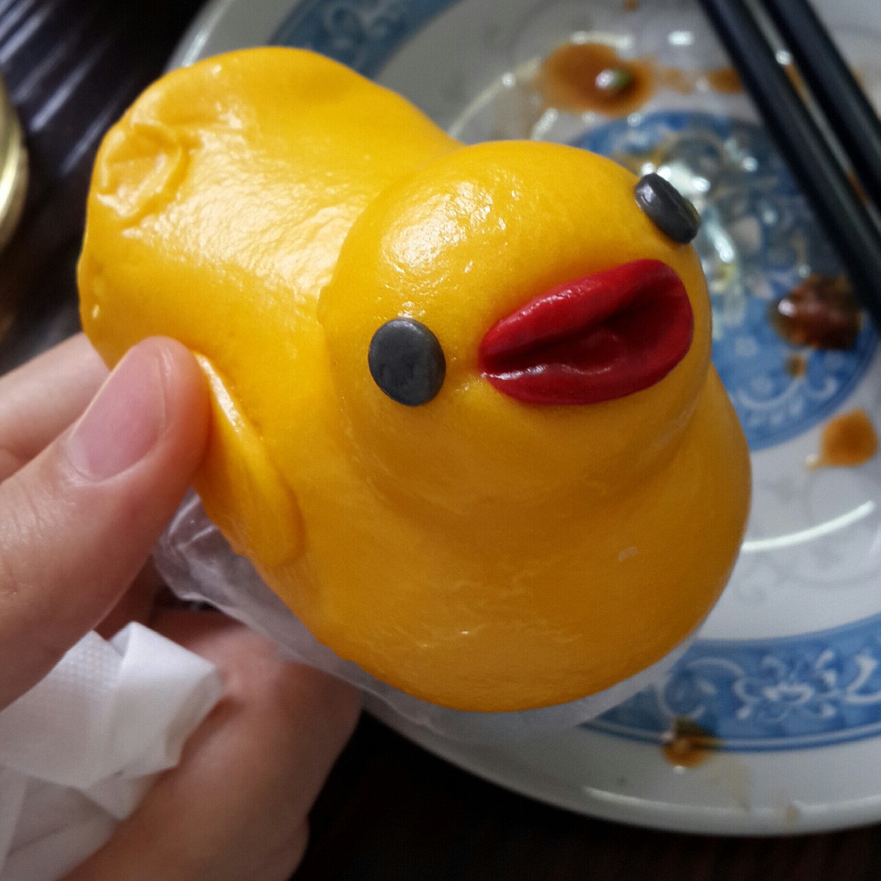 阿嚏饭量大做的午餐2015年7月17日 #午餐2015年7月17日#香肠嘴小黄鸭