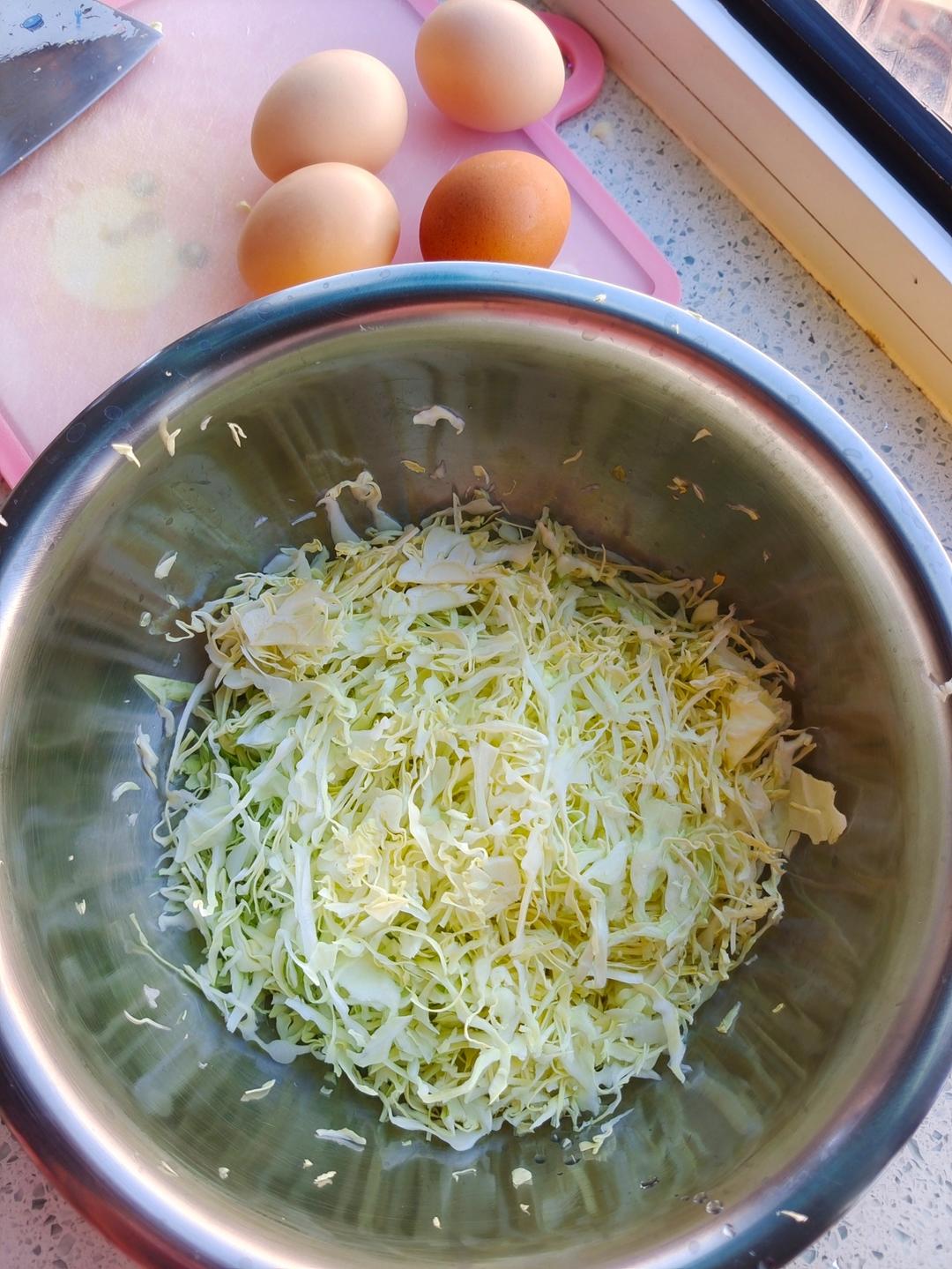 卷心菜鸡蛋饼【烤肉锅食谱11月】