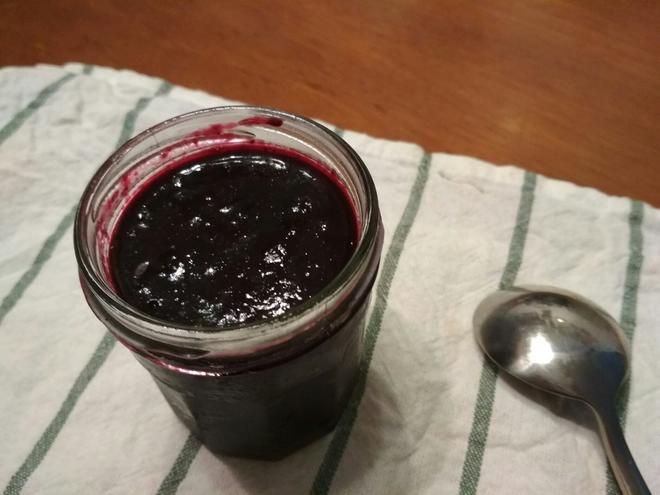 简单自制蓝莓酱，无水的做法