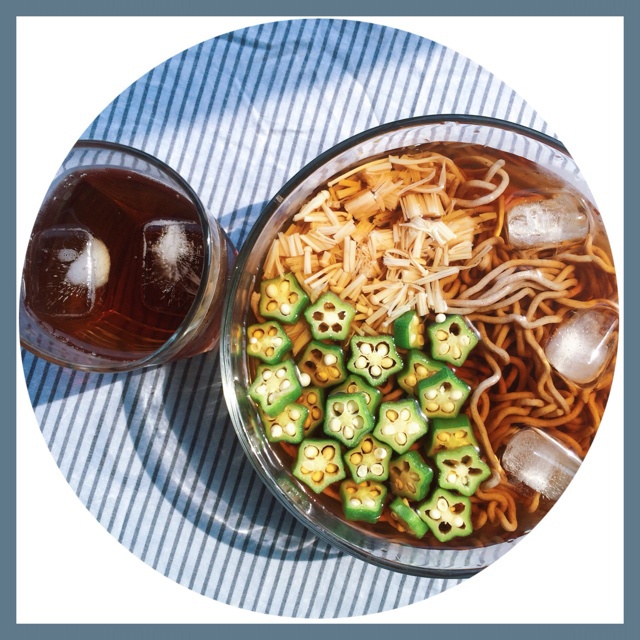 日式金针秋葵凉面（kuro酱版）