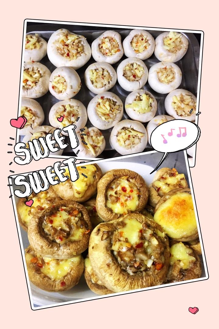 烤蘑菇