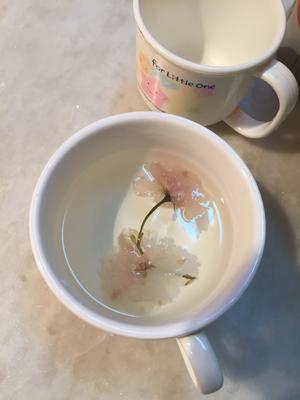 盐渍樱花 ❀ 蜜渍樱花 ❀ 樱花酒的做法 步骤10