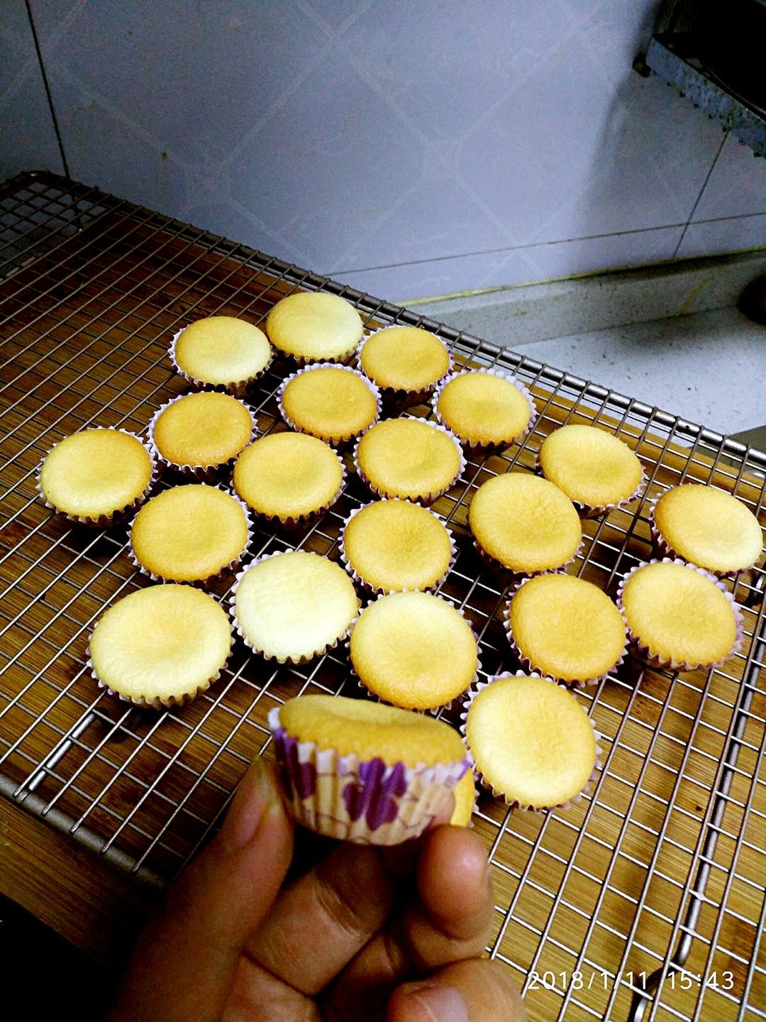 蓝莓戚风小蛋糕