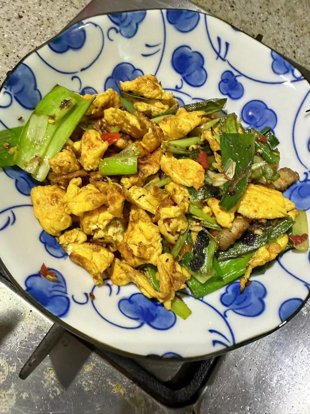 超级下饭蒜苗炒蛋