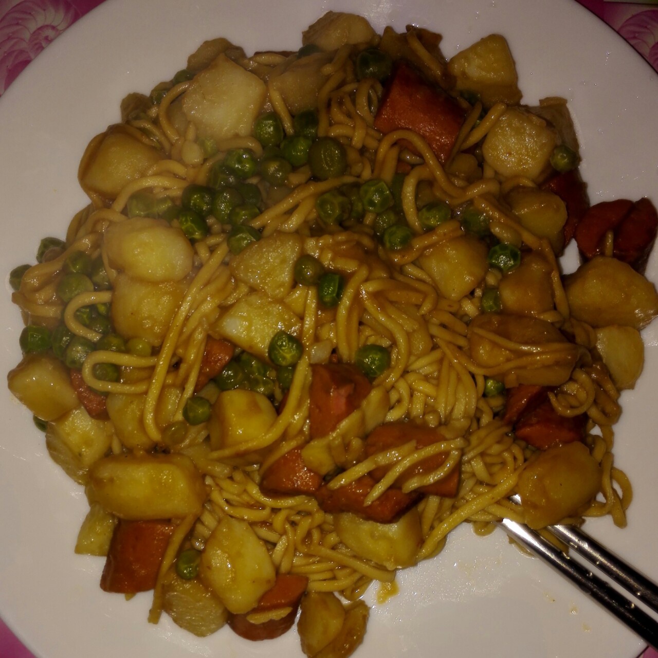 土豆焖面