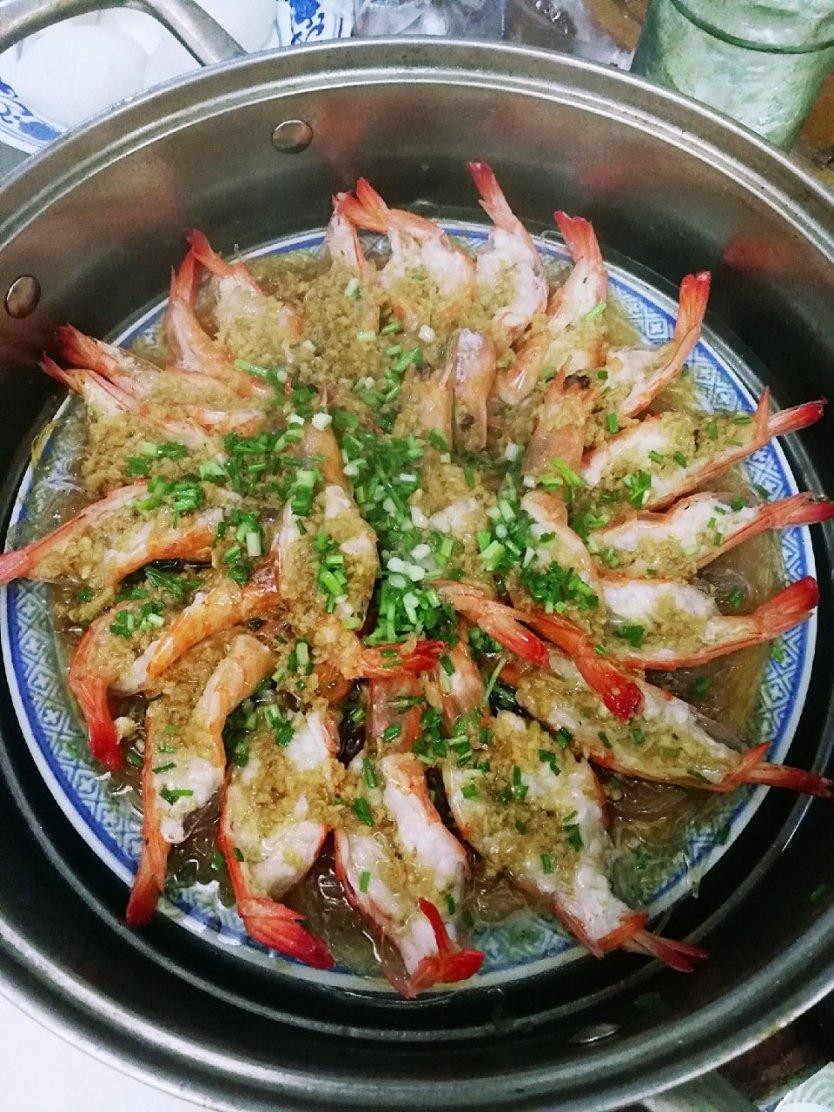 蒜蓉粉丝蒸虾