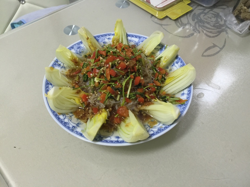 蒜蓉粉丝娃娃菜