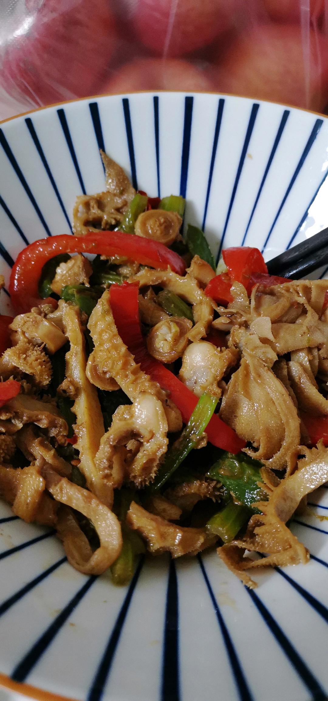爆炒羊肚