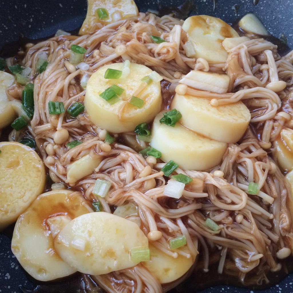 超级下饭菜--金针菇日本豆腐