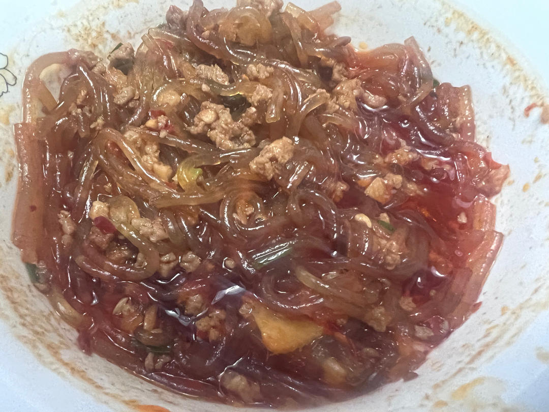 蚂蚁上树(肉末炒粉丝)超下饭‼️十分钟搞定