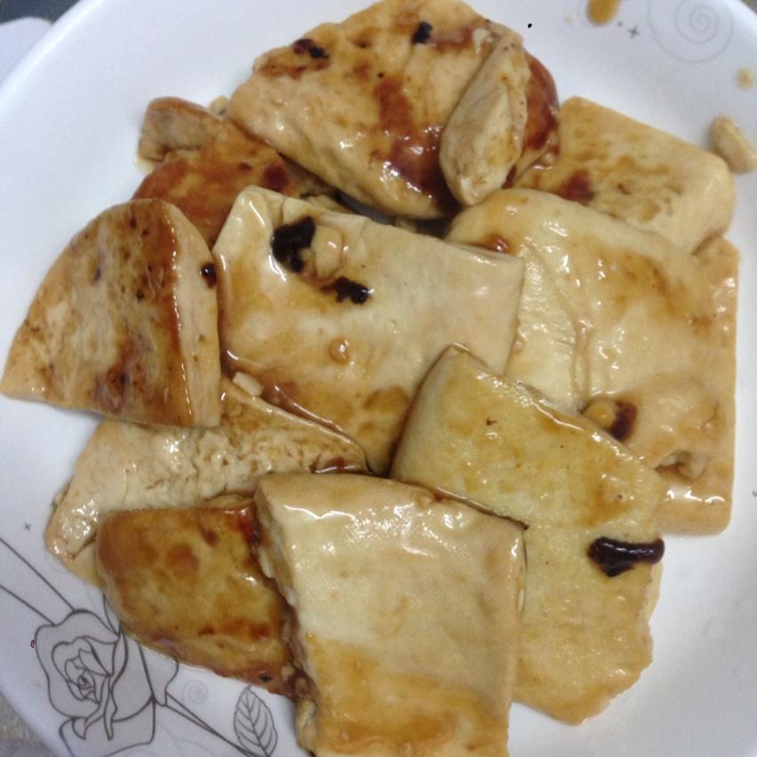 蚝油煎豆腐