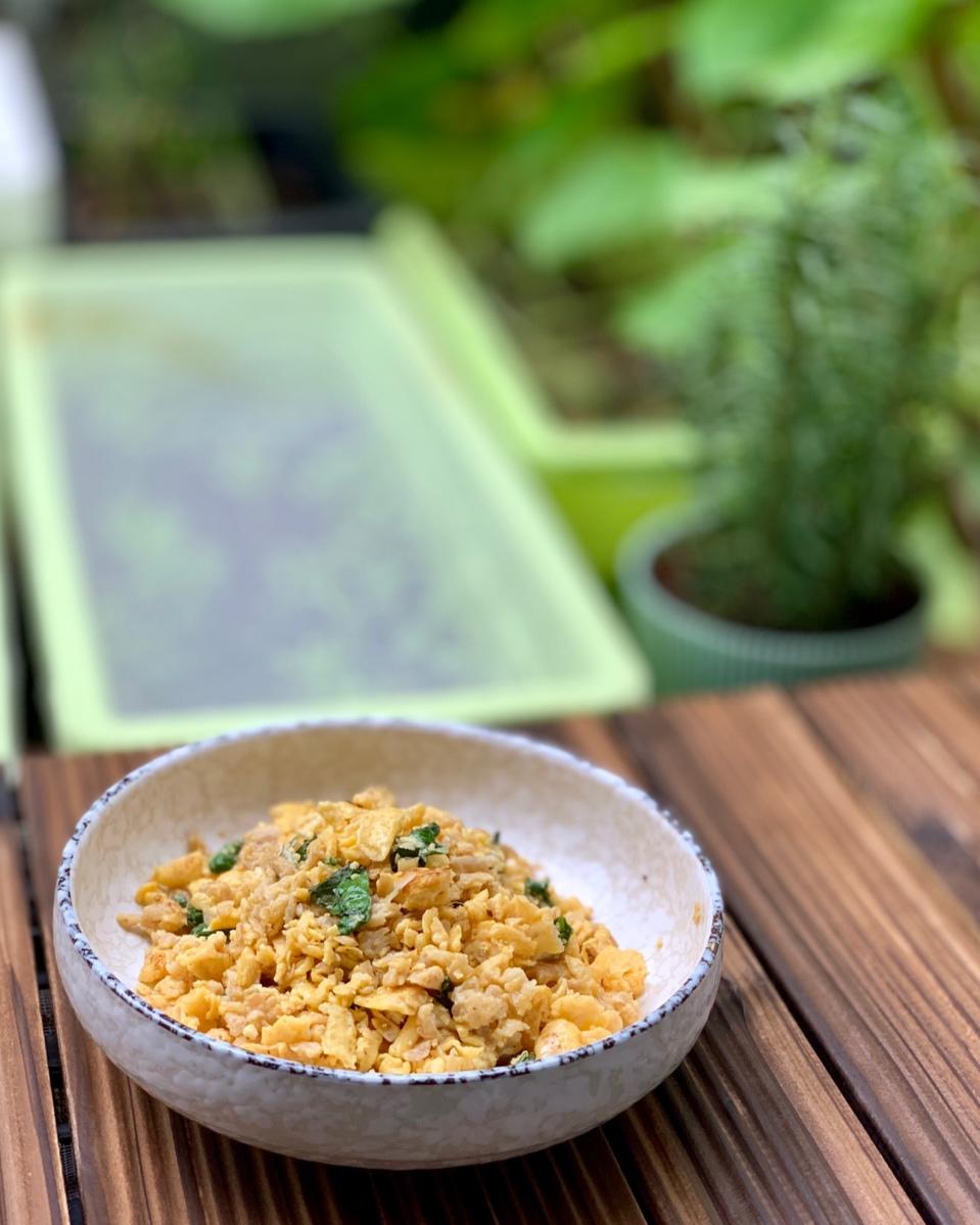 菜脯炒蛋，热带风味萝卜干煎蛋，比煎蛋还简单的下饭菜，三分钟快手菜，零调味