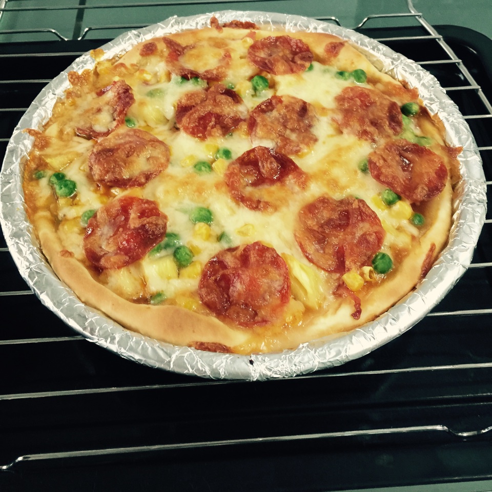 夏威夷pizza（附饼底冷冻法）