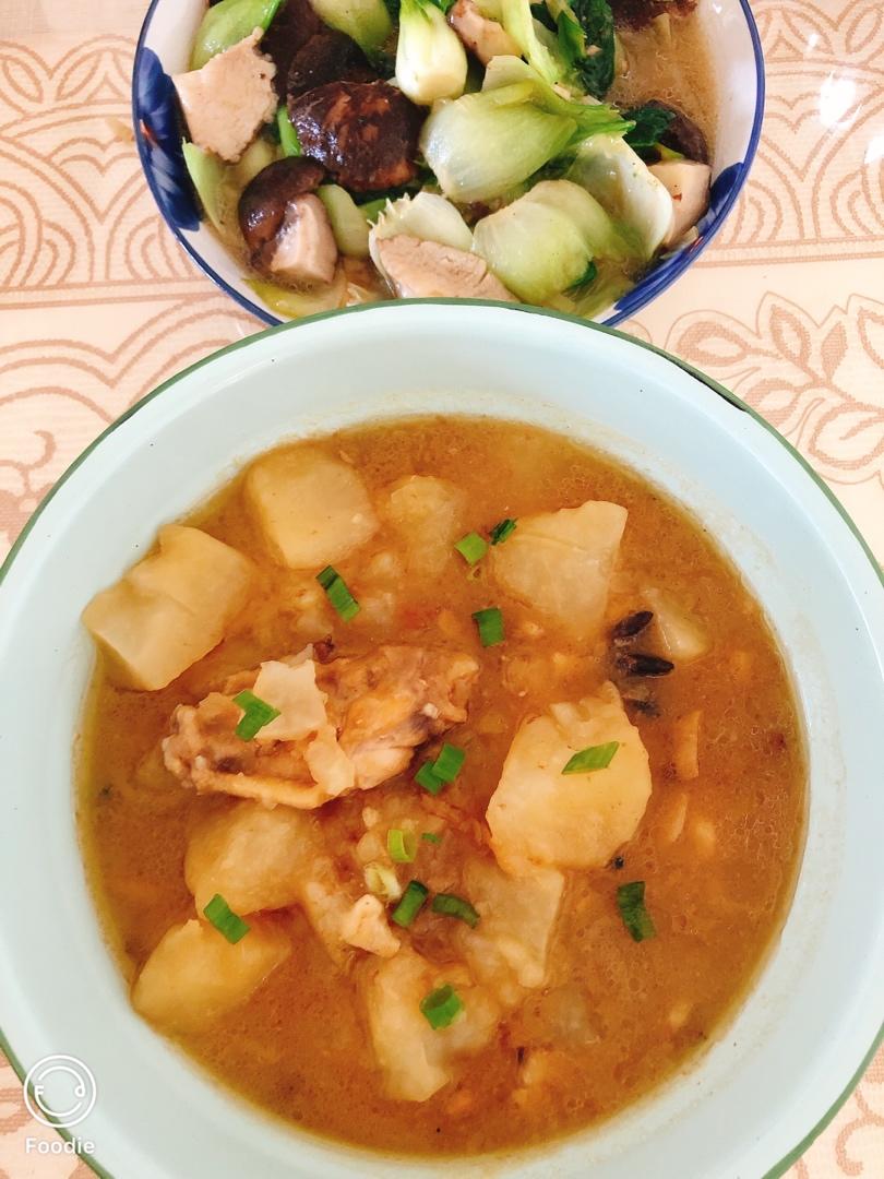 土豆炖鸡翅（快手零失败）
