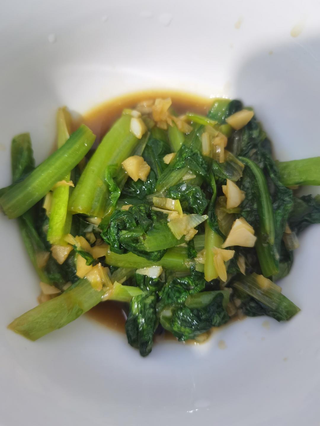 蒜蓉油麦菜（蚝油）