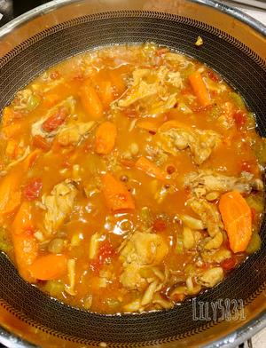 超下飯の西式料理～蕃茄红酒炖鸡的做法 步骤7