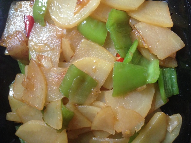 懒人版青椒土豆片