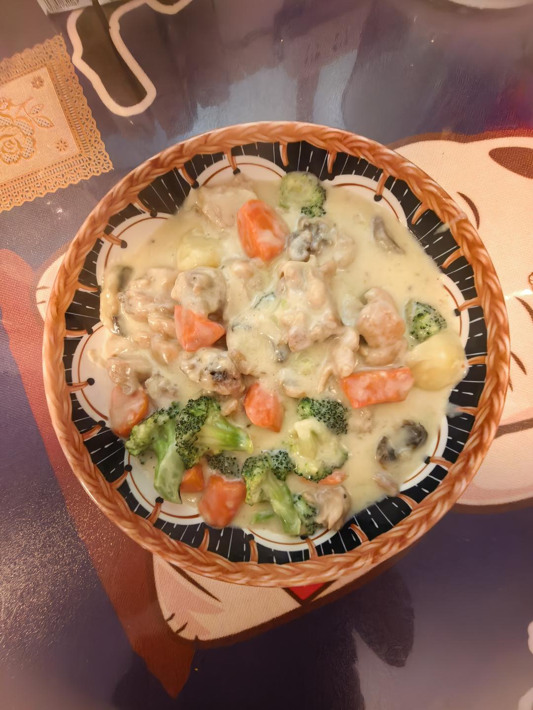 暖暖的日式奶油炖菜