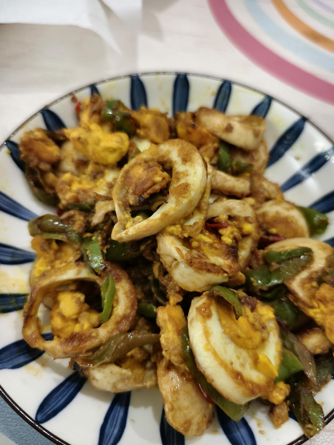 香辣金钱蛋