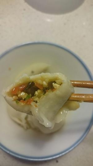 豆腐(煎过的)白菜等饺子的做法 步骤9