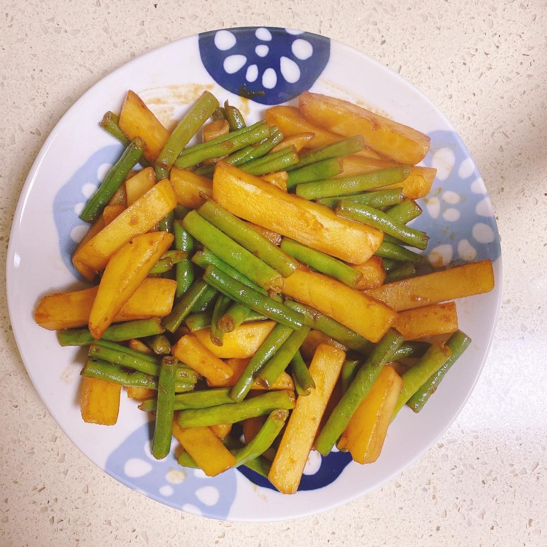 土豆烧刀豆