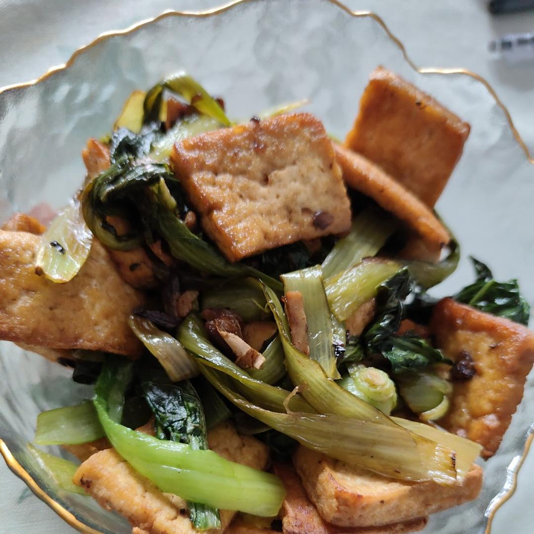 小白菜炒豆腐