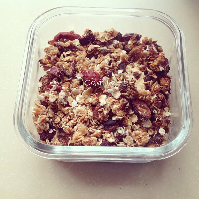 红枣蔓越莓烤麦片