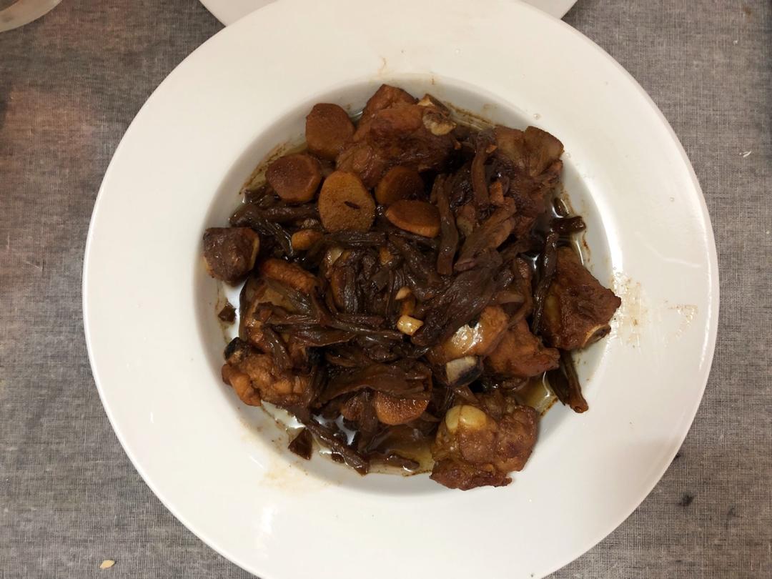干豆角烧排骨