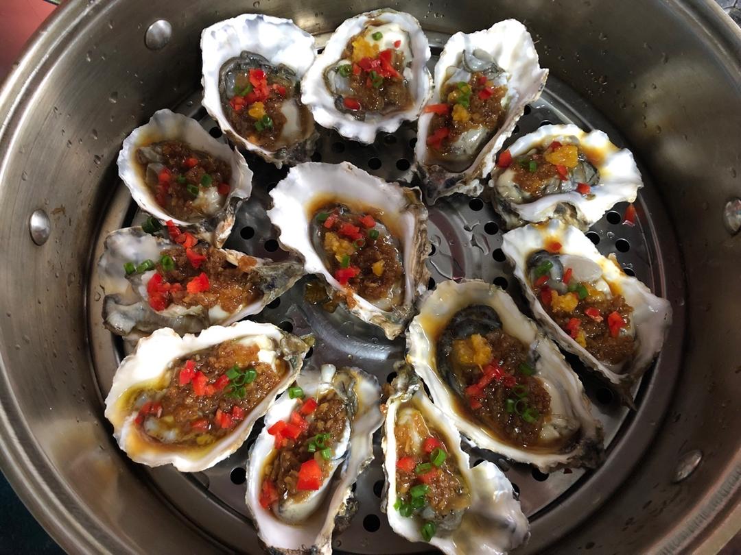 超简单～蒸蒜蓉生蚝