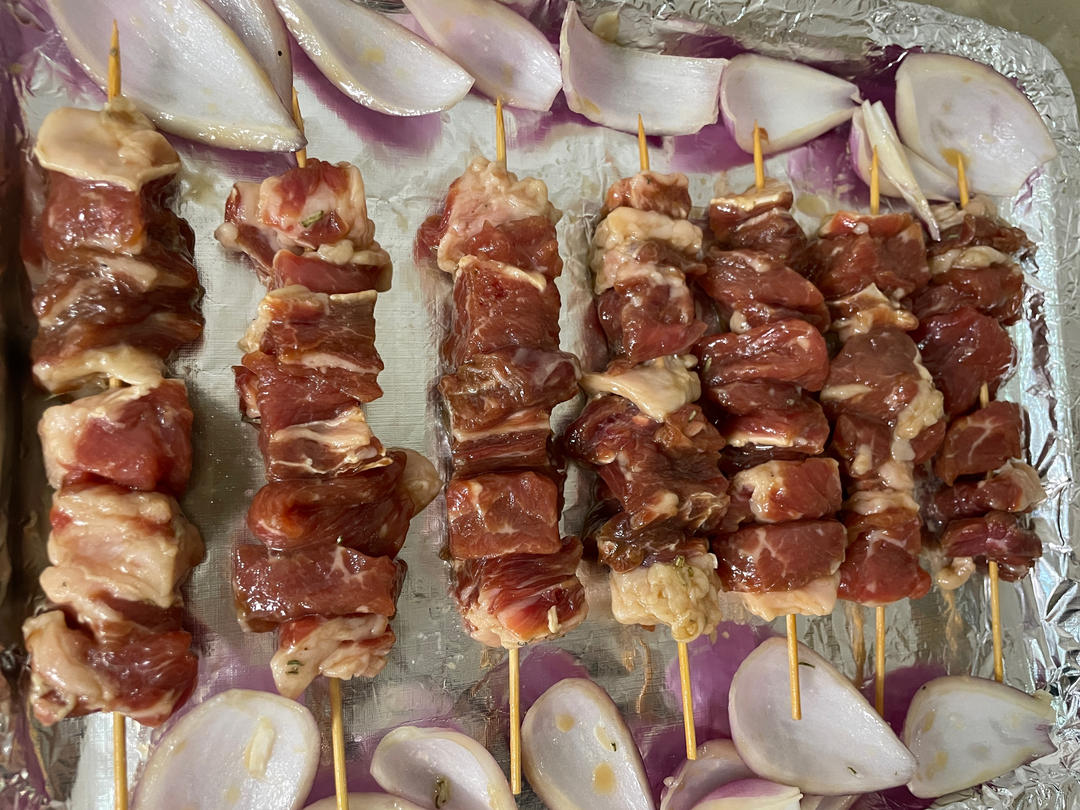 烤牛肉串