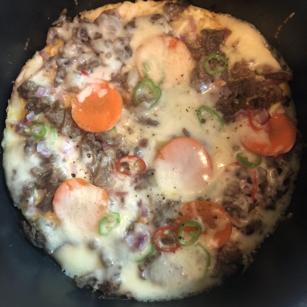 披萨蛋（快速早餐）