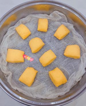 用烘焙的原料来做奶香浓郁的红薯馒头的做法 步骤12