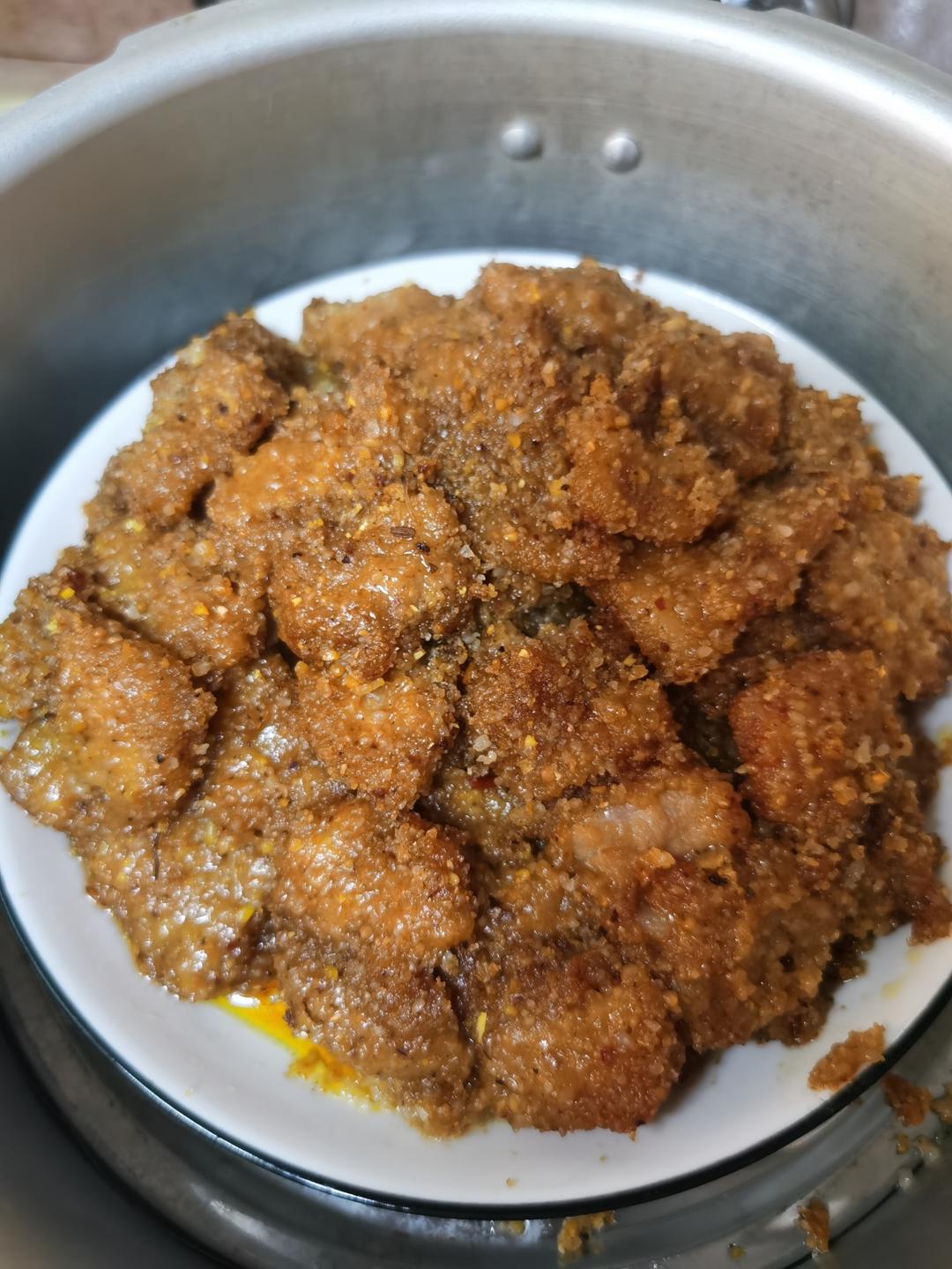 绝绝子！甩饭店几条街的粉蒸肉（粉蒸排骨）