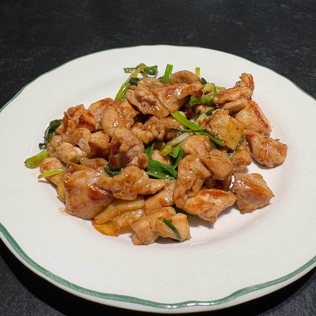 干炒鸡腿肉