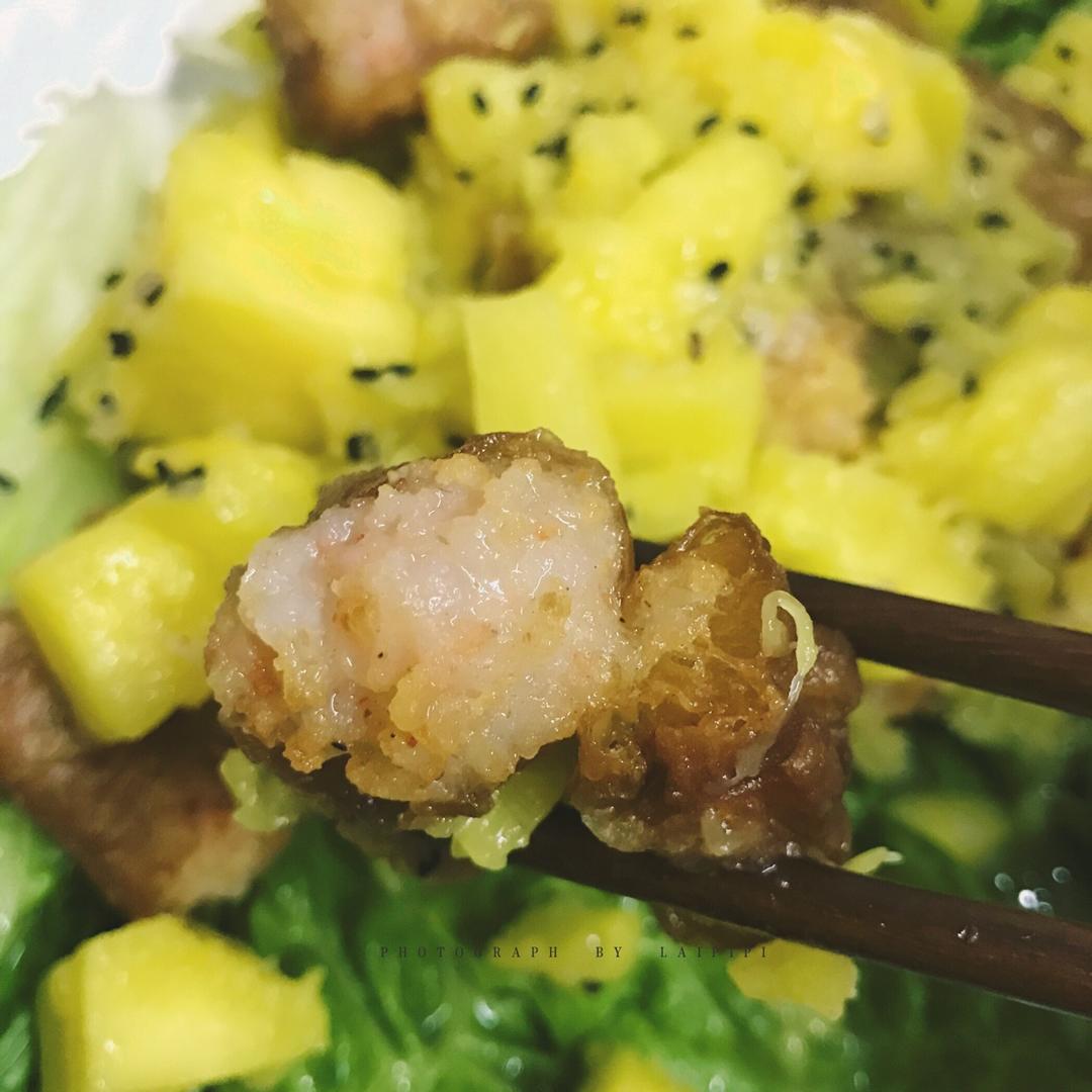 菠萝油条虾