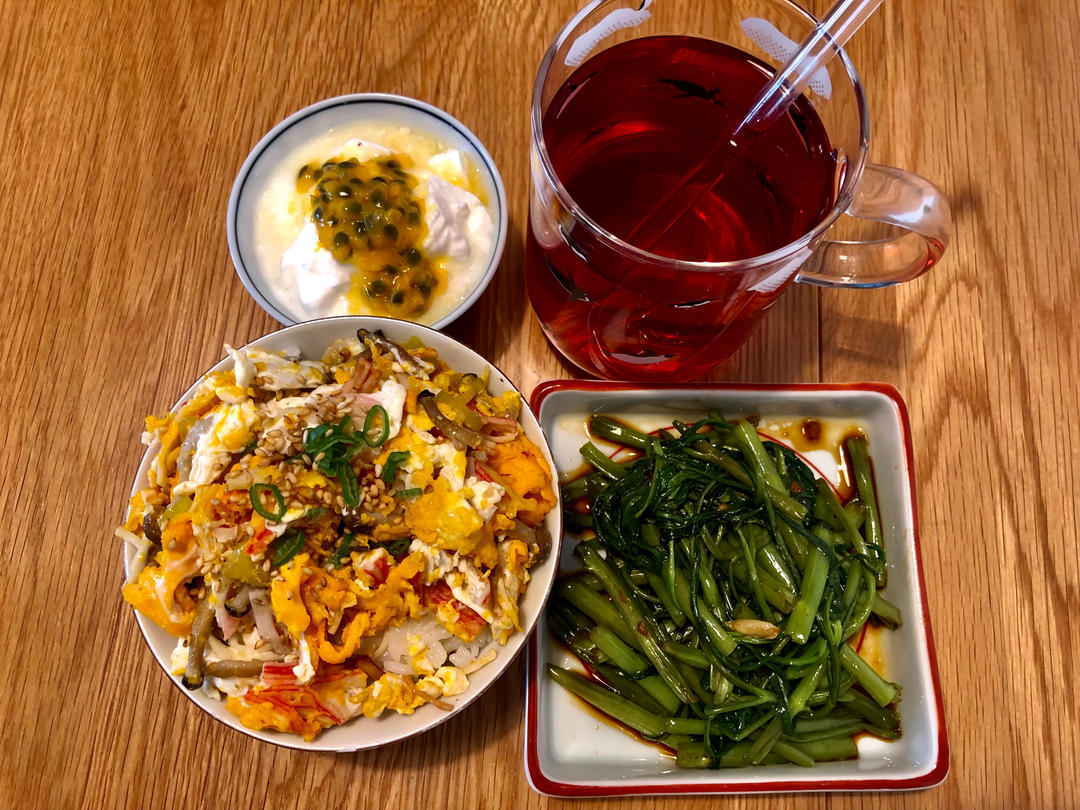 蘑菇蟹柳滑蛋（赛螃蟹版）