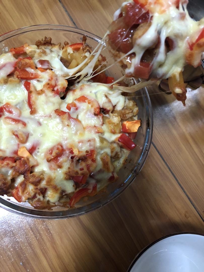 番茄鸡肉浓情焗饭【两人份】