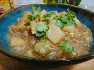 纯东北超下饭茄子土豆炖粉条的做法 步骤7