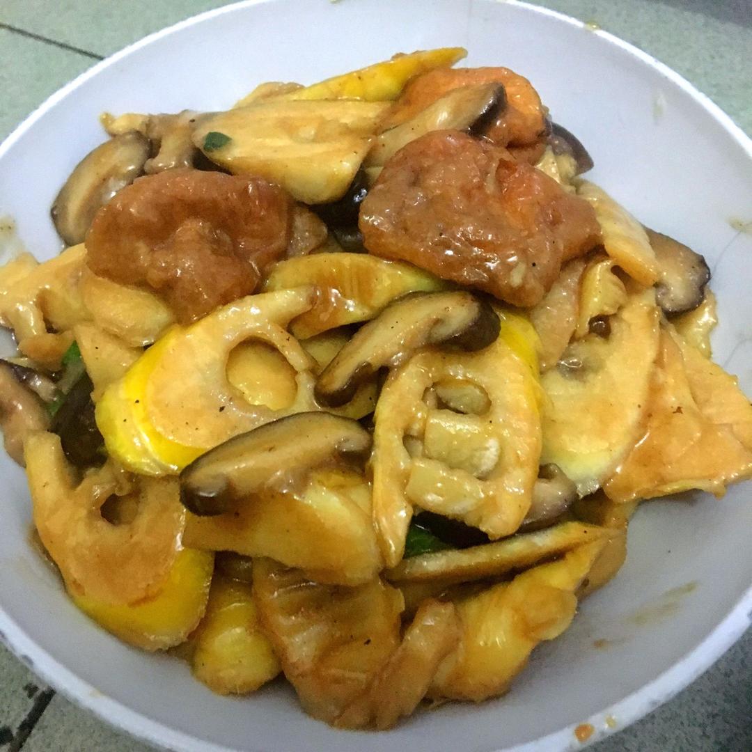 丁丁0919做的香菇焖春笋