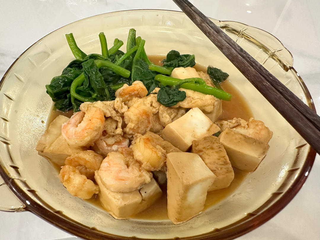 虾仁豆腐
