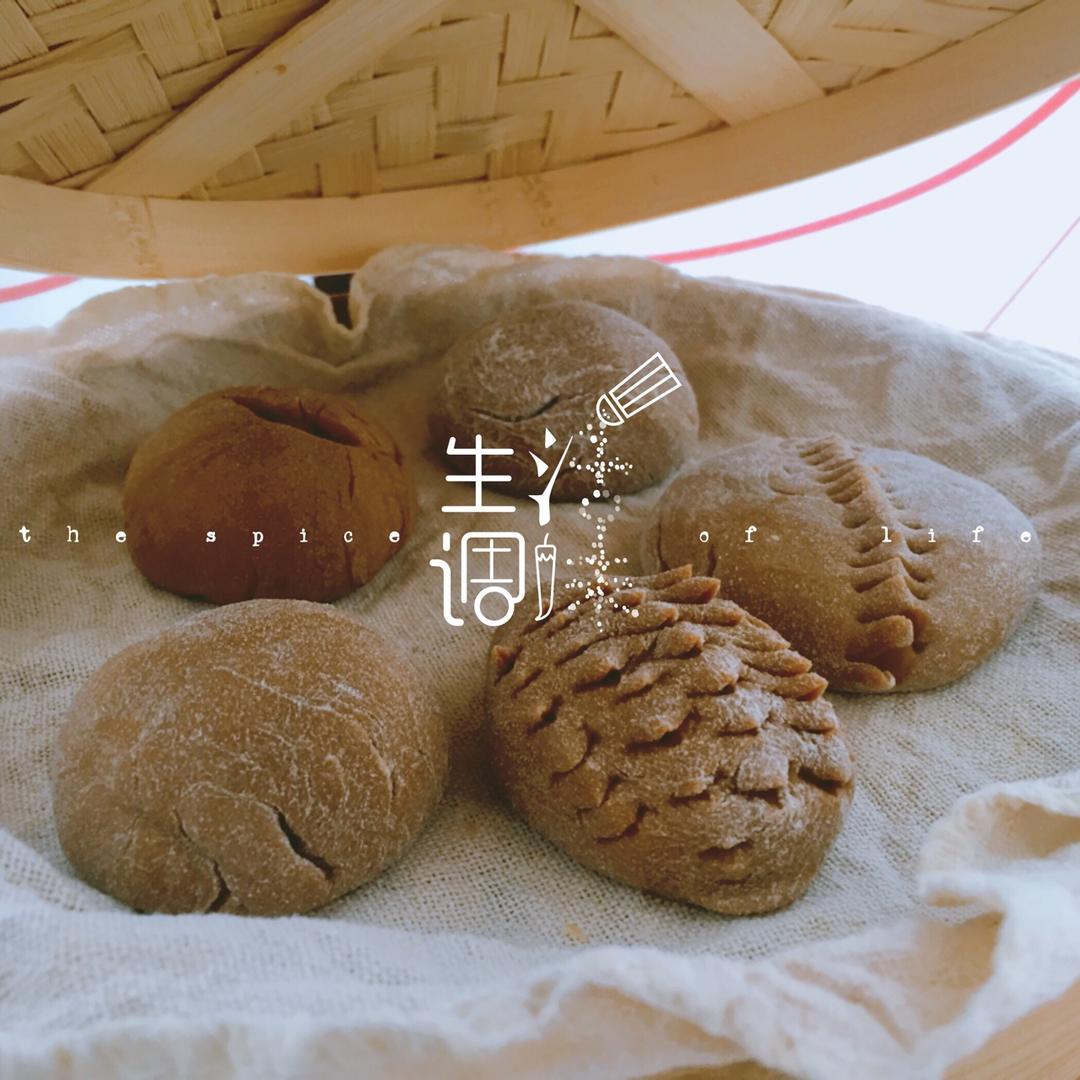 有着面包口感的红糖馒头（一次发酵）