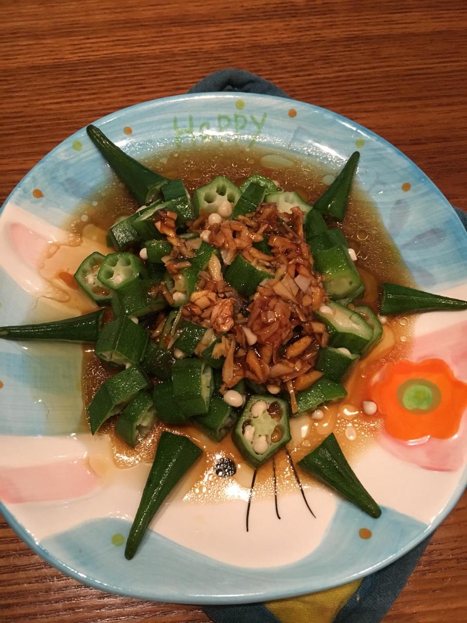 【白灼秋葵】清爽简单